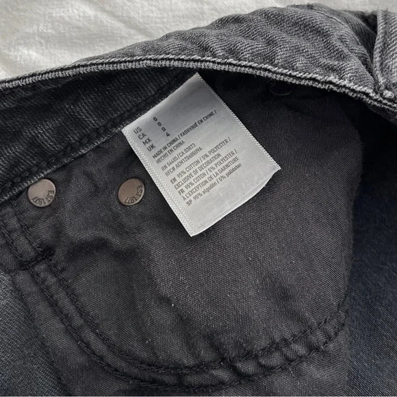 American Eagle Black Denim Mini Skirt - Picture 7 of 7